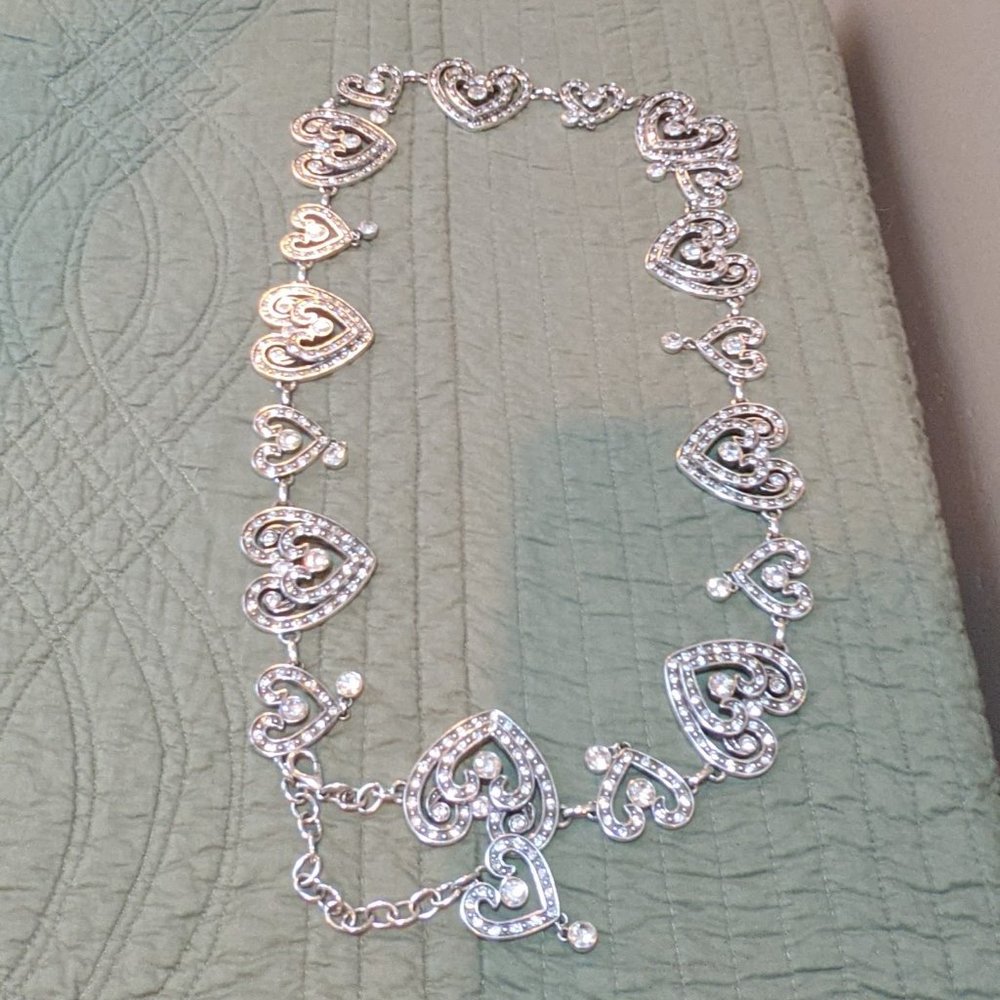 Brighton Crystal Hearts Belt